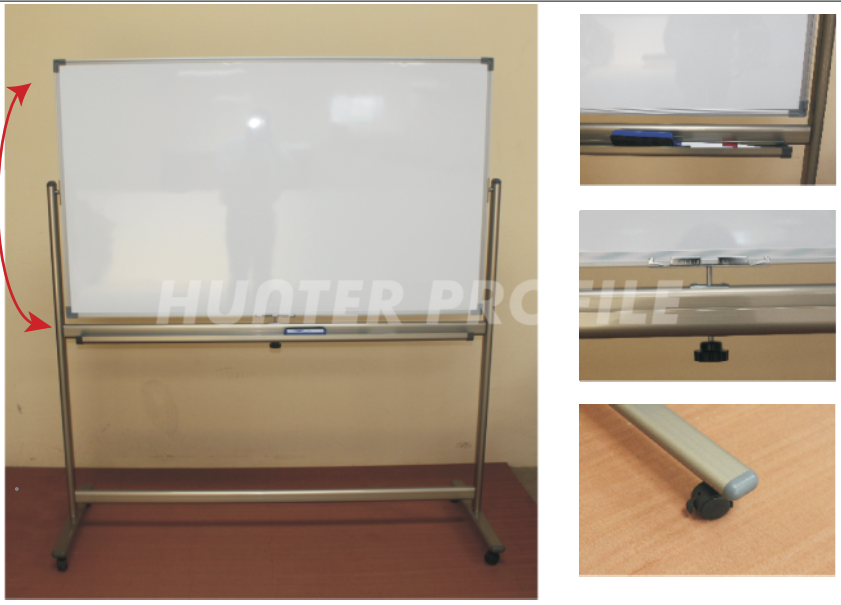 White boards wheeled